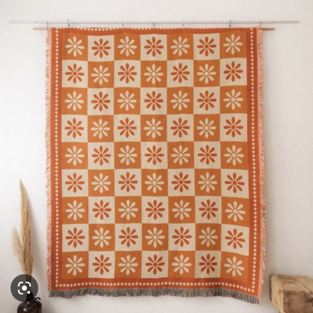 'Naming This Later' Lila Reversible Blanket, Wall Hanging